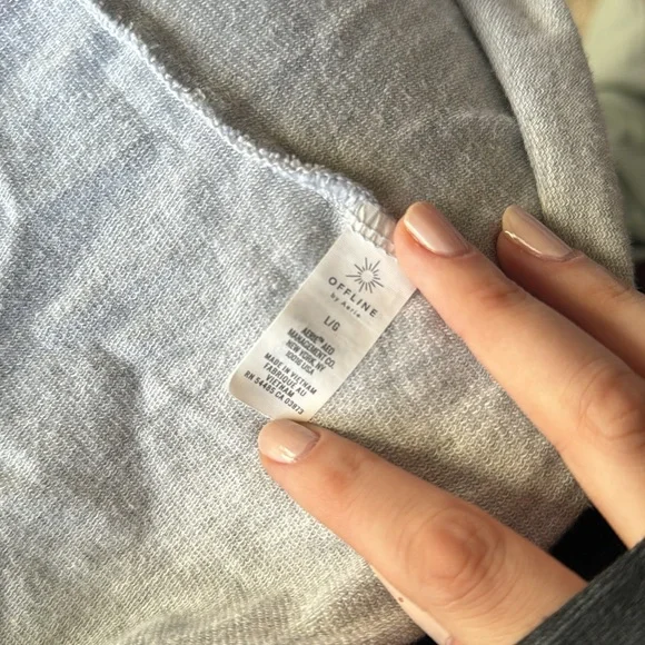 Aerie Gray Tank Top - Never Not Tired - Picture 4 of 5